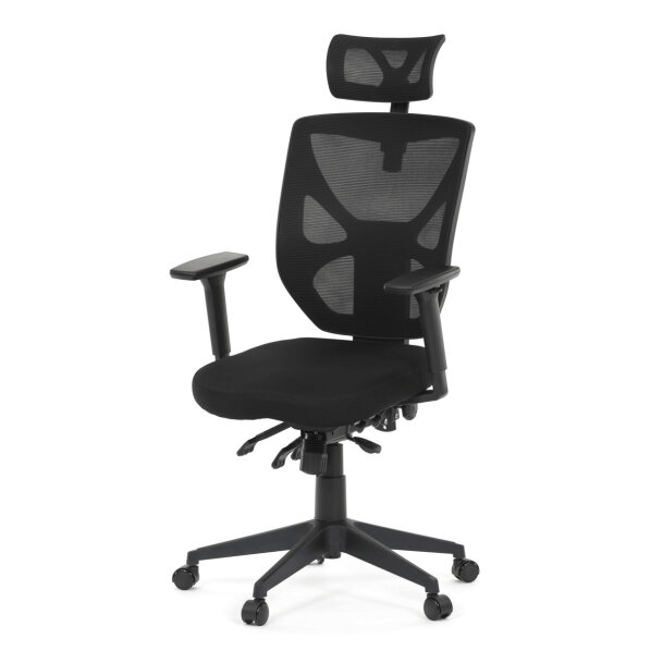 Kancelářská židle černá KA-Q8250 BK