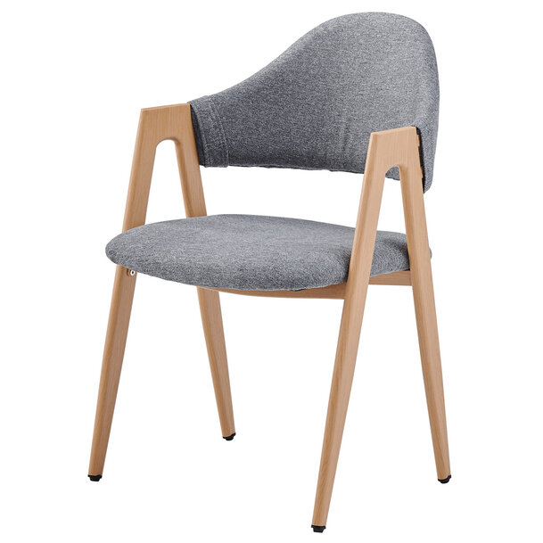 Židle jídelní šedá DCL-F4062 GREY2