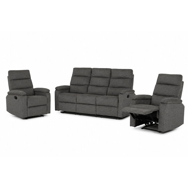 Sedací souprava šedá 3+1+1 ASD-C5980 GREY2