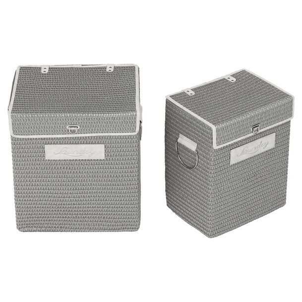 Koš prádelní šedá 2 ks DT3028 GREY