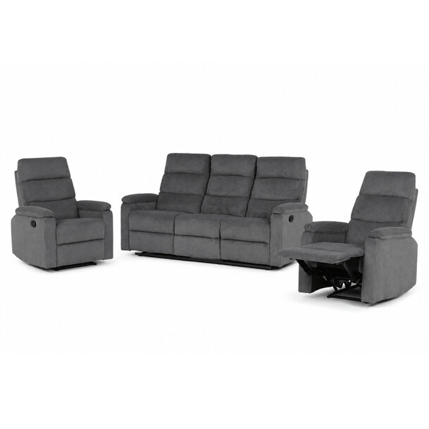 Sedací souprava šedá 3+1+1 ASD-C5981 GREY6