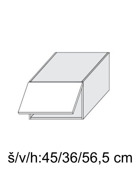Kuchyňská skříňka horní QUANTUM MINT W6B 45 - grey