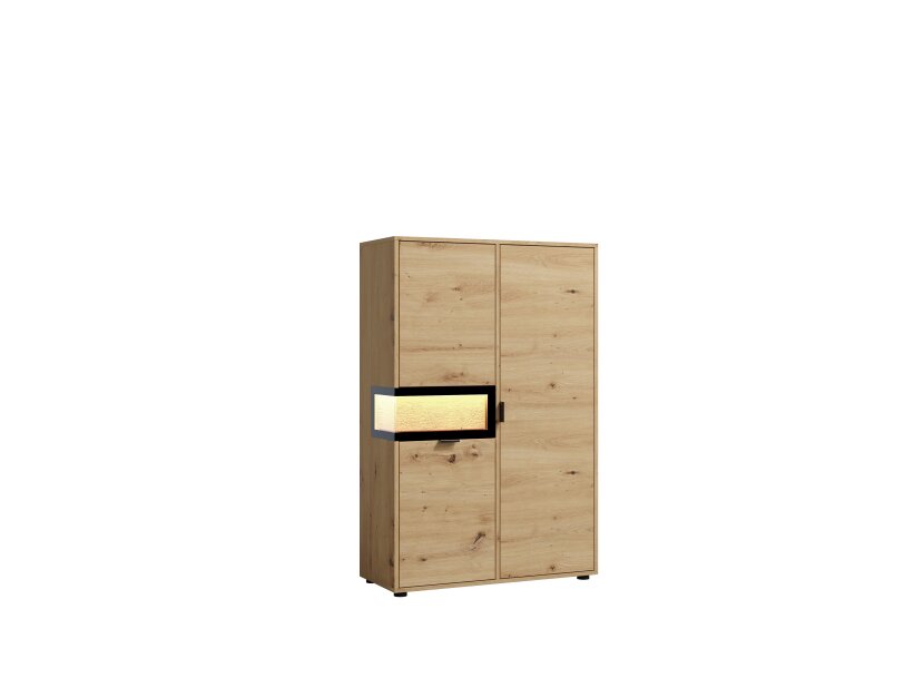 Vitrína nízká artisan/přírodní EVOLUTION EV/2a
