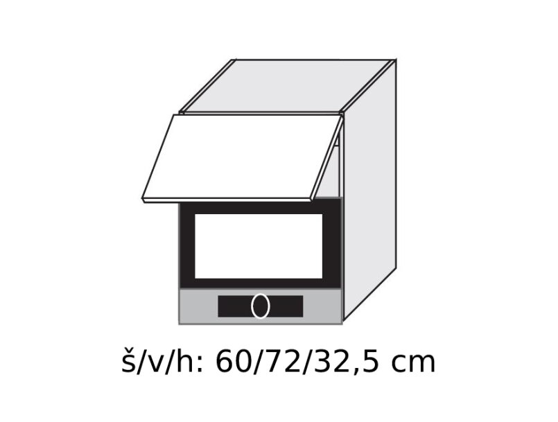 Horní skříňka SIGNUM BÍLÁ 60 cm