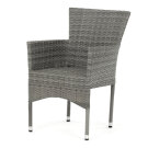 Židle zahradní šedá AZC-S2118 GREY