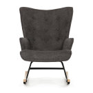 Houpací křeslo šedá AK-373 GREY2