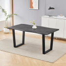 Jídelní stůl dub šedý HT-F4216 GREY