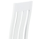 Židle jídelní bílá/hnědá BC-2602 WT