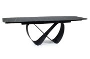 Stůl jídelní rozkládací azario black INFINITY CERAMIC