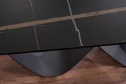 Stůl jídelní rozkládací azario black INFINITY CERAMIC
