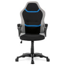 Židle kancelářská černá/šedá/modrá KA-L611 BLUE