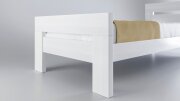 Postel s roštem 90x200 bílá NEX