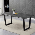 Jídelní stůl dub šedý HT-F4218 GREY