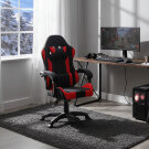 Židle kancelářská červená KA-R209 RED