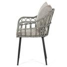 Židle zahradní šedá AZ-F1406 GREY