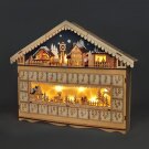 LED adventní kalendář HORSKÁ CHATA 1V258