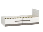 Postel borovice sněhová/new grey 90 cm BLANCO 16