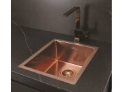 Dřez včetně sifonu, QUADRIX 30, COPPER