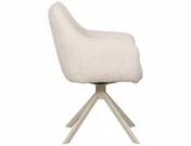 Křeslo jídelní sv.béžová AZALIA LEO cashmere