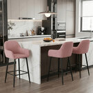 Židle barová růžová AUB-V4009 PINK6