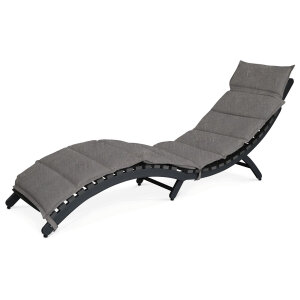 Zahradní lehátko šedá AZL-L1301 GREY