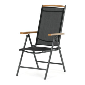 Židle zahradní šedá AZC-W1408 GREY