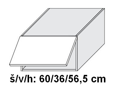 Horní skříňka OPTIMUM BÍLÁ 60 cm                                                                                                                                                                       
