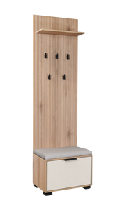 Komoda s věšákem canella strata/cashmere SMART
