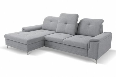Sedací souprava rohová levá šedá GARDA