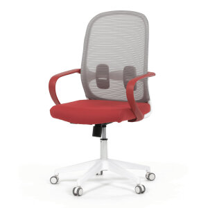 Kancelářská židle červená KA-S425 RED