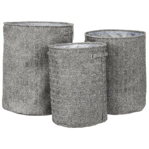 Koše na prádlo sada 3ks šedá LK9581 GREY