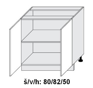 kuchyňská skříňka dolní SIGNUM BÍLÁ D11/80 - grey                                                                                                                                             