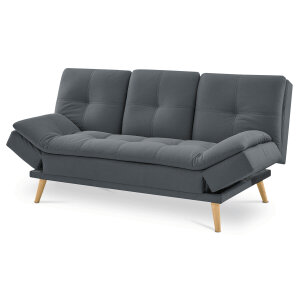 Pohovka click-clack tmavě šedá ASB-4720 GREY2